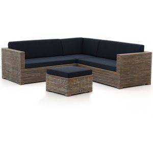 ROUGH-C hoek loungeset 4-delig , Blauw,Old Teak Greywash ,  hout  , 210x210cm