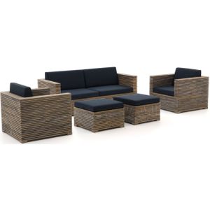 ROUGH-C stoel-bank loungeset 5-delig , Blauw,Old Teak Greywash ,  hout  ,