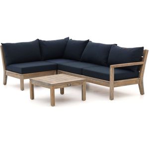 ROUGH Batang hoek loungeset 4-delig links , Blauw,Old Teak Greywash ,  hout  , 230x150cm