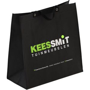 Kees Smit Shopper 50x50x25cm - NL , Zwart ,  Polyester  , 50x50x25cm