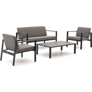 Il Tempo Turate stoel-bank loungeset 4-delig , Grijs - Antraciet ,  Outdoor Textiel  ,