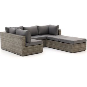 Forza Barolo hoek loungeset 6-delig , Grijs - Antraciet ,  Wicker  , 242x186cm