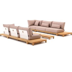 SUNS Portofino loungeset 8-delig , Roze ,  hout  ,