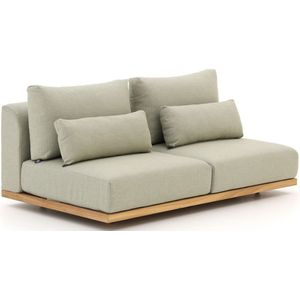 SUNS Aspen lounge tuinbank 2-zits links/rechts 180cm , Grijs - Antraciet,Groen ,  hout  , 180x110cm
