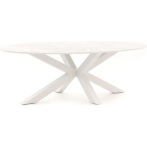 Bellagio Induno Ellips dining tuintafel 240x120cm , Grijs - Antraciet,Wit - Ecru ,  Dekton  , 240x120cm