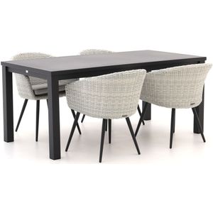 Manifesto Veruno/Lagundo 180cm dining tuinset 5-delig , Wit - Ecru ,  Wicker  , 180cm