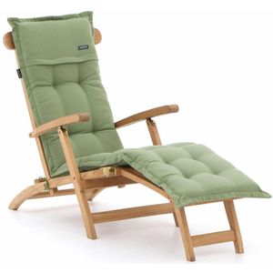 Sunyard Country deckchair , Groen,Natural Teak ,  hout  ,