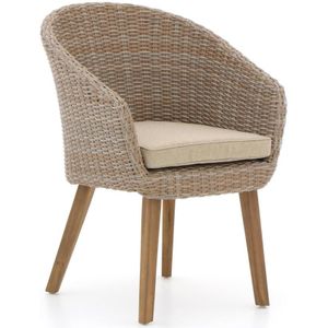 Intenso Tropea dining tuinstoel , Taupe - Naturel - Bruin ,  Wicker  ,