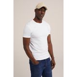 WE Fashion Heren T-shirt van biologisch katoen
