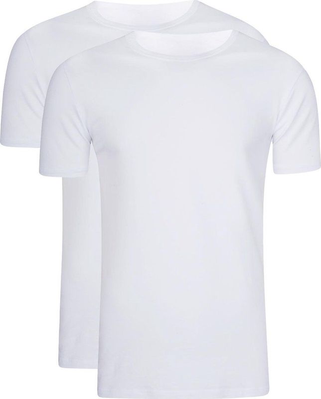 WE Fashion Heren T-shirt 2-pack