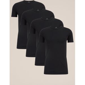 WE Fashion Heren T-shirt 4 pack