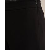 WE Fashion - High Waist Straight Fit Pantalon - Zwart