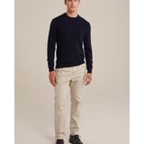 WE Fashion Trui van Katoenmix Royal Navy