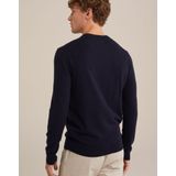 WE Fashion Trui van Katoenmix Royal Navy