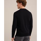 WE Fashion - Fundamental - Trui - Zwart - Katoenmix