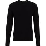 WE Fashion - Fundamental - Trui - Zwart - Katoenmix