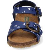 Bunnies JR - Bonny Beach - Sandalen - Blauw/Print - Leer - Gesp