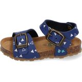 Bunnies JR - Bonny Beach - Sandalen - Blauw/Print - Leer - Gesp