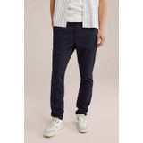 Fundamentals - Slim Fit Chino - Donkerblauw - Jog Kwaliteit