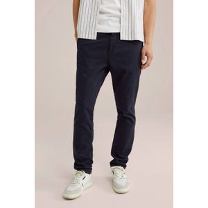 Fundamentals - Slim Fit Chino - Donkerblauw - Jog Kwaliteit