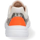 Braqeez - Renee Run - Lage Sneakers - Beige/Print - Leer