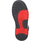 Braqeez 423855-429 Jongens Hoge Sneakers - Blauw Grijs Rood - Nubuck - Veters