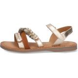 Braqeez 424018-594 Meisjes Sandalen - Goud Cognac - Leer - Klittenband