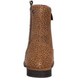 Braqeez Naomi Nova Meisjes Enkellaarsjes - Bruin - Leer - Ritssluiting