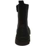 Braqeez 424751-589 Meisjes Veterboots - Zwart - Leer - Veters
