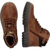 Braqeez 424920-513 Jongens Veterboots - Bruin - Leer - Veters