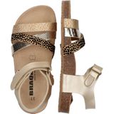 Braqeez - Sandaal - Meisjes - Zacht Textiel - Imitatieleer Voering