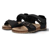 Braqeez - 425450-789 - Jongens Sandalen - Zwart - Leer - Klittenband