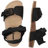 Braqeez - 425450-789 - Jongens Sandalen - Zwart - Leer - Klittenband