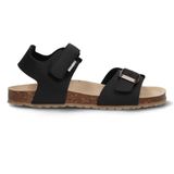 Braqeez - 425450-789 - Jongens Sandalen - Zwart - Leer - Klittenband
