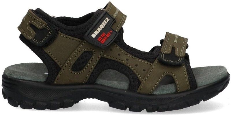 Braqeez - Tom Trail - Sandalen - Leer - Zwart