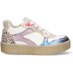 Braqeez - 425230-926 Sneakers - Multicolor - Leer - Vetersluiting