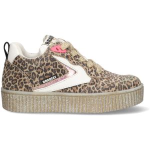 Braqeez - 425231-913 - Sneakers - Cognac - Leer - Vetersluiting