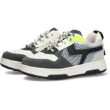 Braqeez - Sneakers - Leer - Zwart - Rits- en Vetersluiting