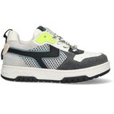 Braqeez - Sneakers - Leer - Zwart - Rits- en Vetersluiting