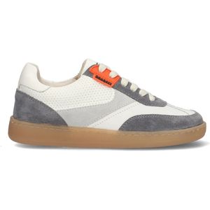 Braqeez suède sneakers ecru/grijs
