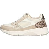 Braqeez - 425266-903 - Lage Sneakers - Goud/Print - Leer