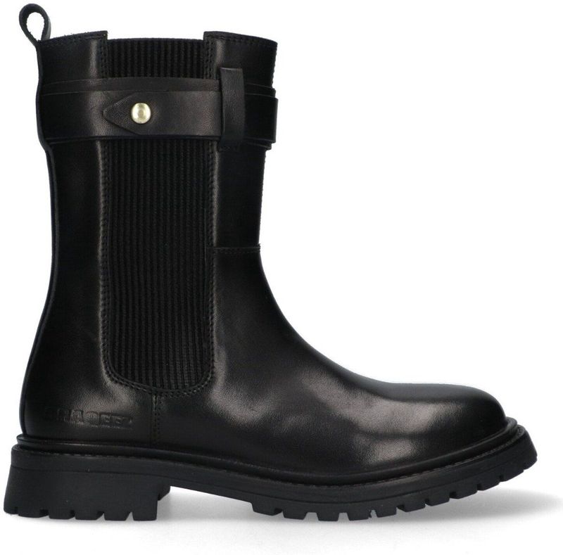 Braqeez - Moxy Miles - Leren Laarzen - Zwart