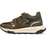 Braqeez - Fygo Flash - Suède Sneakers - Kakigroen