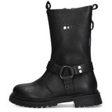 Braqeez - Mave Miles - Leren Bikerboots - Zwart