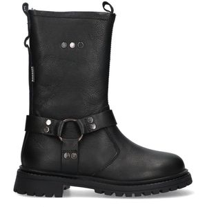 Braqeez - Mave Miles - Leren Bikerboots - Zwart