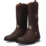 Braqeez - Coco - Cowboylaarzen - Donkerbruin - Leren