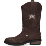 Braqeez - Coco - Cowboylaarzen - Donkerbruin - Leren