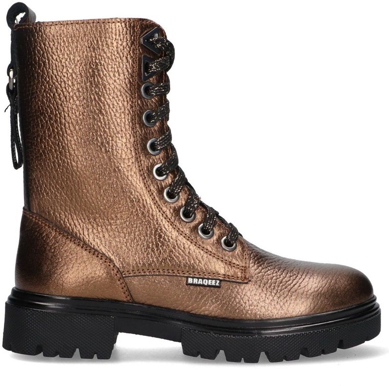 Braqeez - 425784-997 - Veterboots - Bruin - Leer