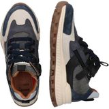 Braqeez - Rebel Rock - Leren Sneakers - Donkerblauw