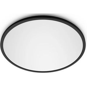 Philips - Superslim Plafonnière - Zwart - 15 W - SceneSwitch
